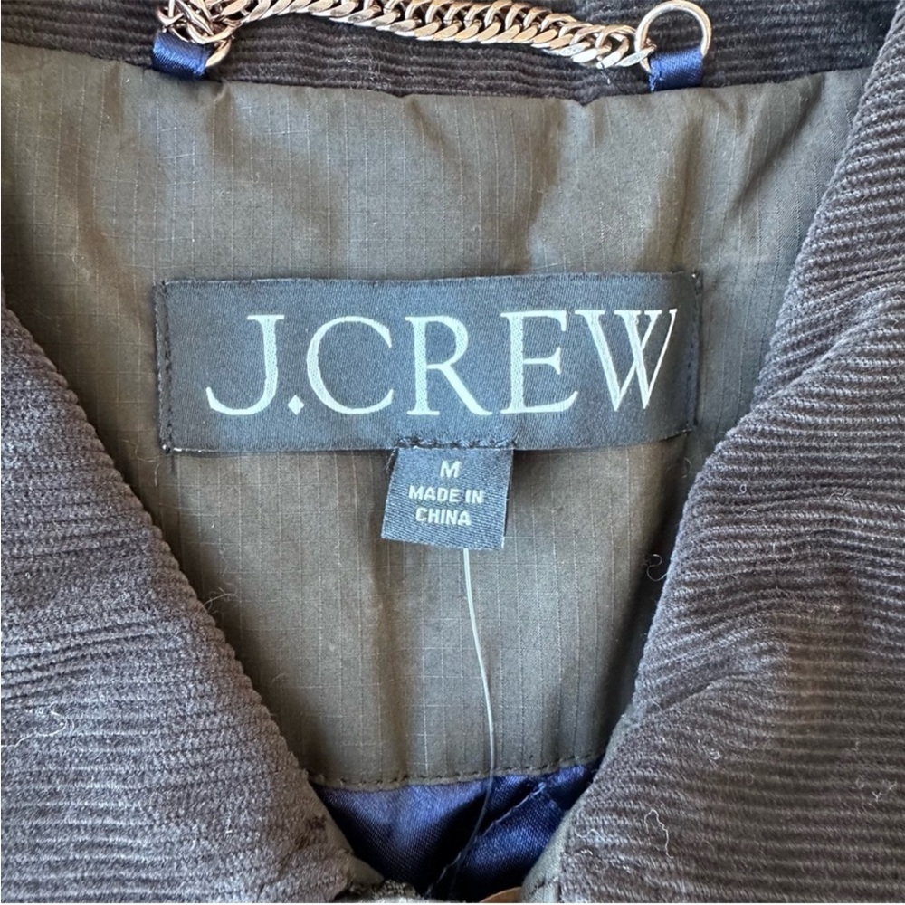 J. Crew Black Utility Jacket with Contrast Collar - Picture 5 of 15